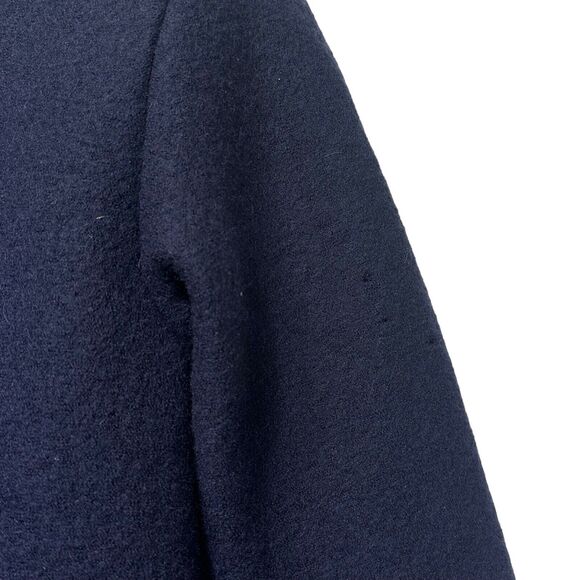 Geiger Collection Austria blue winter pine tree Wool cardigan Jacket size 38 - Picture 5 of 10